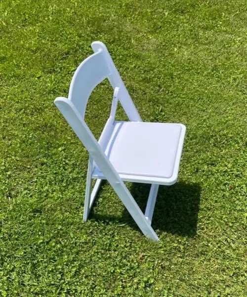 White Padded Chair