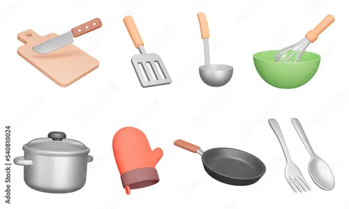 Cook Set (Utenils/Bowls/Cutting Surfaces)