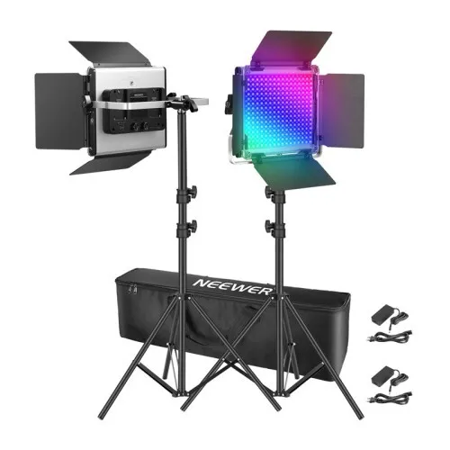 Neewer Lempa LED Neewer 2×660 PRO II RGB 2×200CM | Neewer Lamp LED Neewer 2×660 PRO II RGB 2×200CM