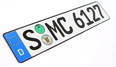 Kennzeichenschild - Kaufartikel