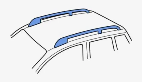 Dachgepäckträger - erhöhte Dachreling (nur bei Dachbox-/ Dachzeltanmietung)   