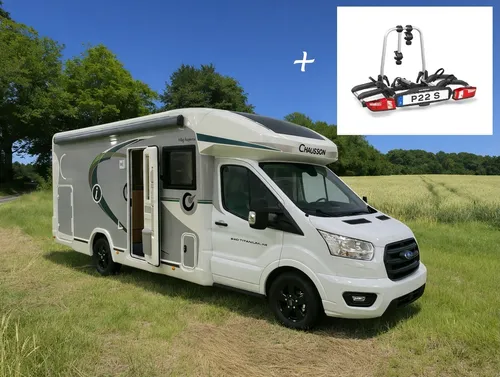 Wohnmobil Chausson Titanium Line 640 (auf Wunsch mit Hundeaustattung und Fahrradträger)