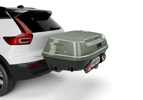 Hapro Heckbox Boxer L (420l) auf Heckträger (klappbar)