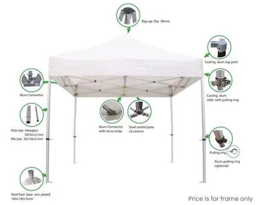 Popup Tent | 10'x10' White Top
