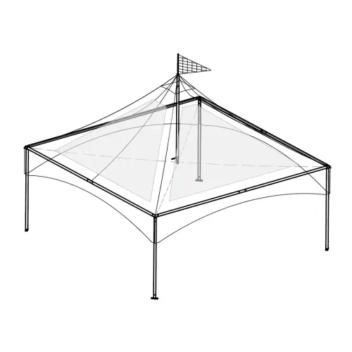 Frame Tent | 20'x20' Clear Top