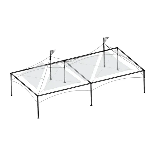 Frame Tent | 20'x40' Clear Top