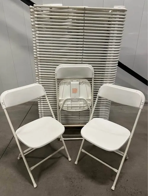 White Folding Chair
