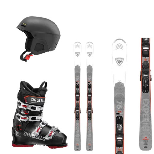 Adult Ski Package with Helmet