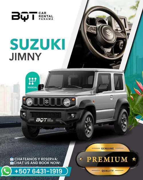Suzuki Jimny 3 door Premium  (Tax+premium insurance Included) $55usd daily. 