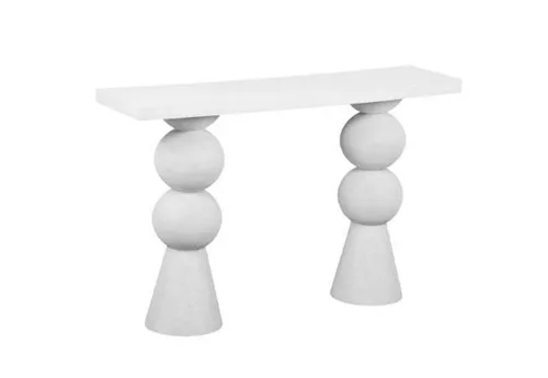 AMANDA Plaster Console Table