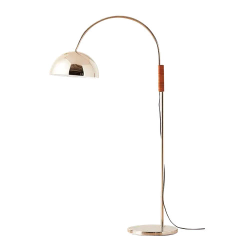 KATRIN CB2 Jett Chrome Floor Lamp