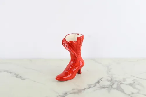 Vintage Ceramic Victorian Boot