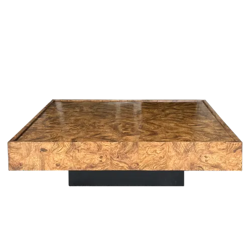 KATRIN Burl Square Coffee Table (48