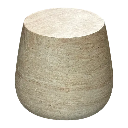 KATRIN Faux Stone Pink Side Table