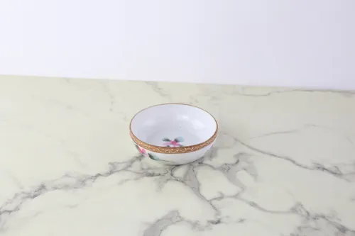 Vintage Mini Clay Floral Dish