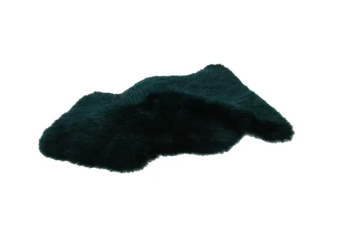 Teal Sheepskin Throw