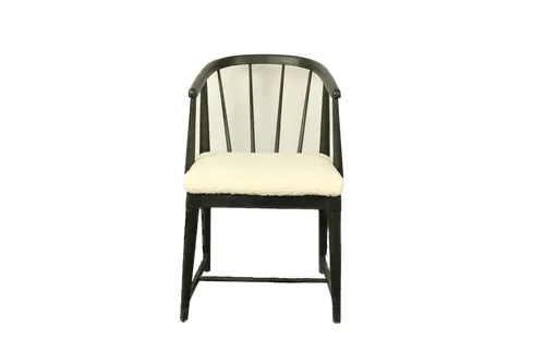RETIRED $100 Vintage Sherpa Dining Chair