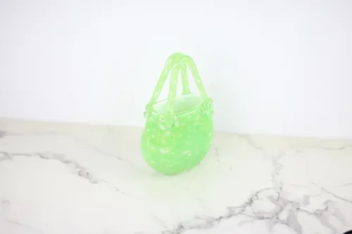 Vintage Green Murano Purse
