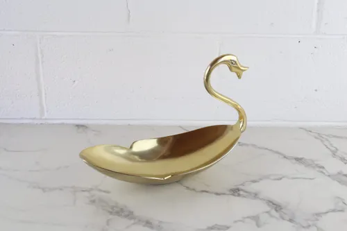 Brass Swan Bowl
