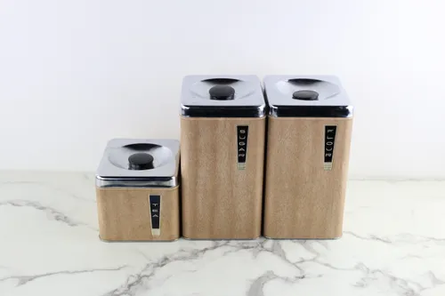 Vintage Midcentury Kitchen Canisters
