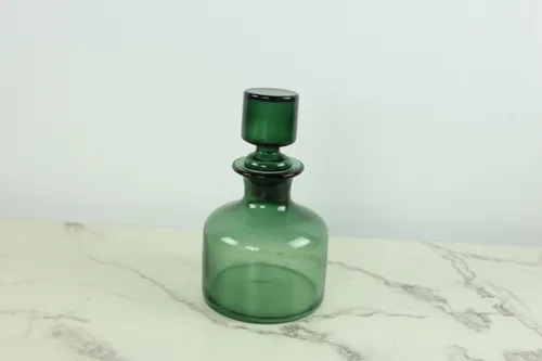 Green Glass Decanter