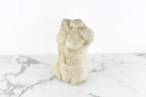 Vintage Male Stone Torso