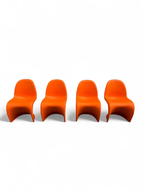 Orange Panton Chair Set of 4