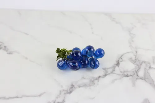 Vintage Blue Lucite Grapes