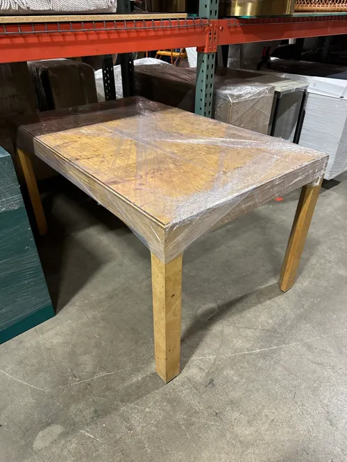 AMANDA Vintage Burl Table/Desk