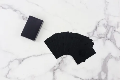 Black on Black Playing Cards