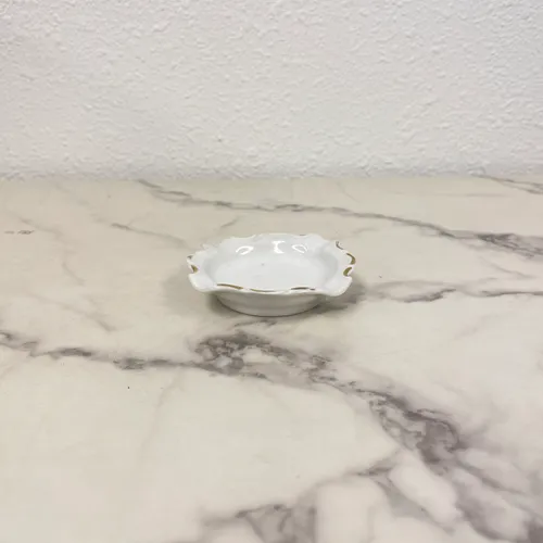 Mini Gold Rim Ash Tray