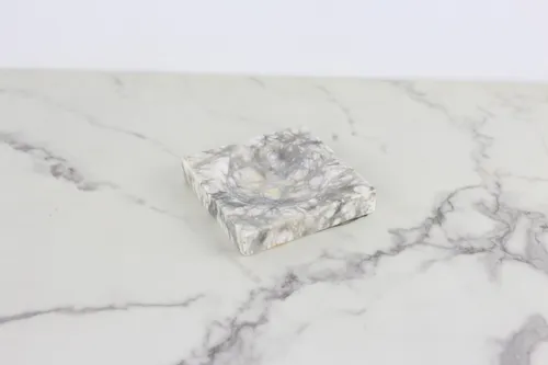 Vintage Marble Ashtray Catchall