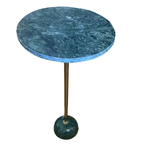 KATRIN Blue Marble Drinks Side Table