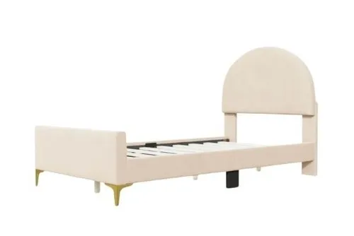 AMANDA Cream Twin Bed