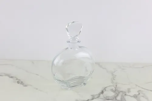Faceted Glass Decanter