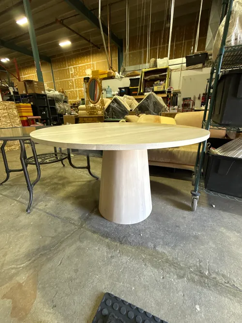 AMANDA Pickled Oak Dining Table