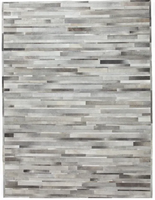 Katrin Grey Patchwork Hide 6x9