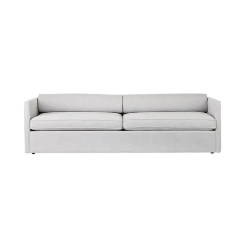 Grey Cb2 Bolster Sofa