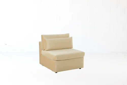 AMANDA Champagnepapi Armless Chair/ Sectional Piece