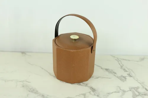 Snake Skin Ice Bucket - Tobacco