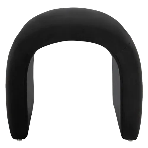 KATRIN Black Waterfall Ottoman