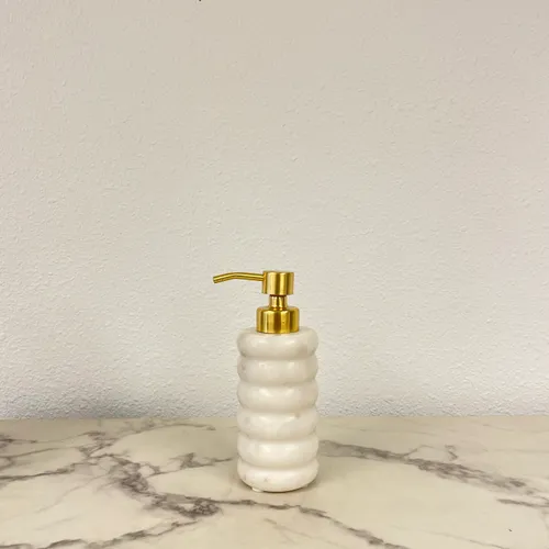 Marble bubble soap dispenser