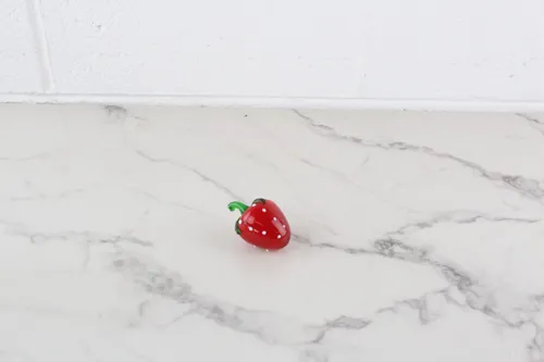 Mini Glass Strawberry