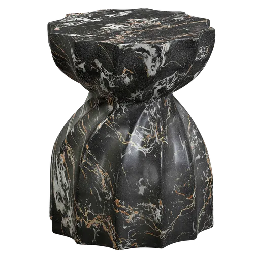 KATRIN Turin Spiral Marble Side Table