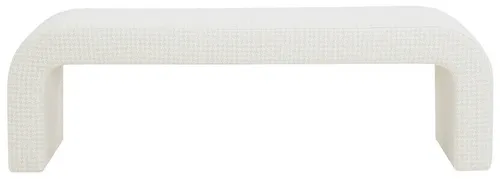 Carolyn Boucle Bench
