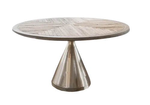 KATRIN Round Lath Dining Table 60