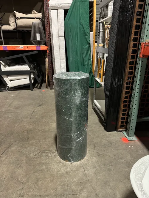 AMANDA Faux Green Granite Pedestal