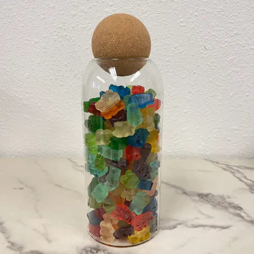 Gummy Bear Kitchen Canister with Ball Top