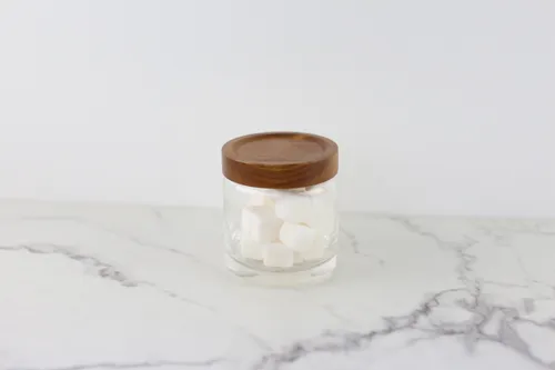 Bath Cubes in Glass Jar