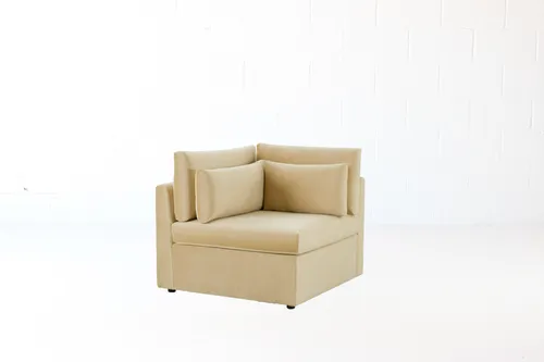 Champagne Papi Corner Sectional Piece 